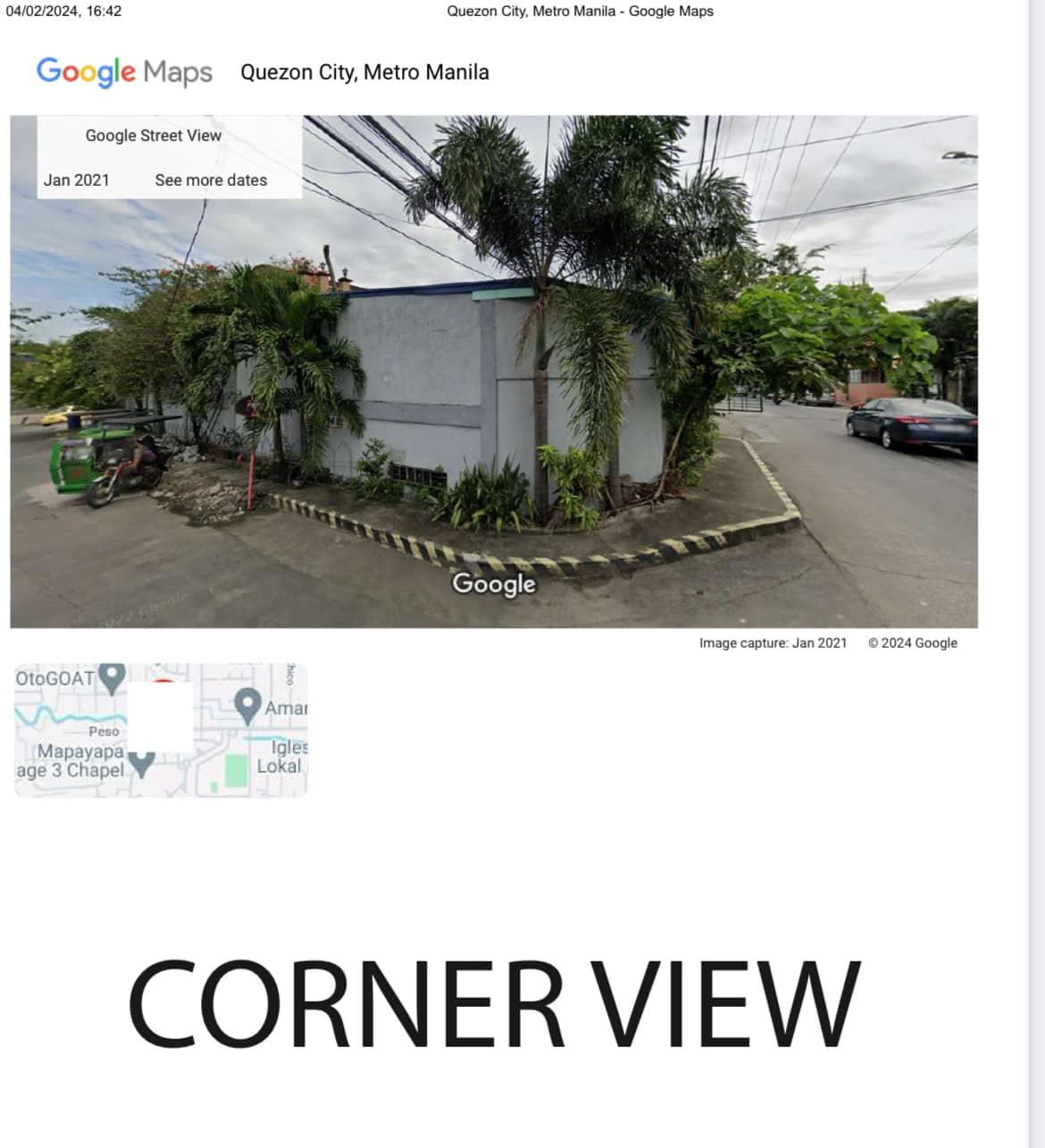 RESIDENTIAL-COMMERCIAL HOUSE FOR SALE IN QUEZON CITY — photo 1 of 3